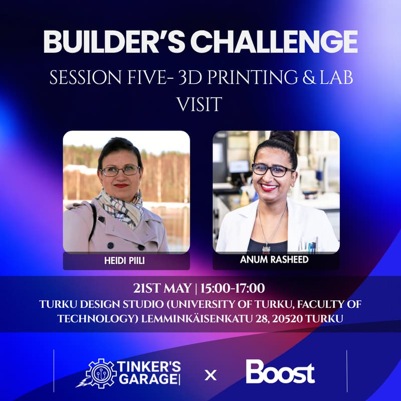 Cover Image for Builder's Challenge Series: Session 5: 3D Printing & UTU QTT Lab Visit
