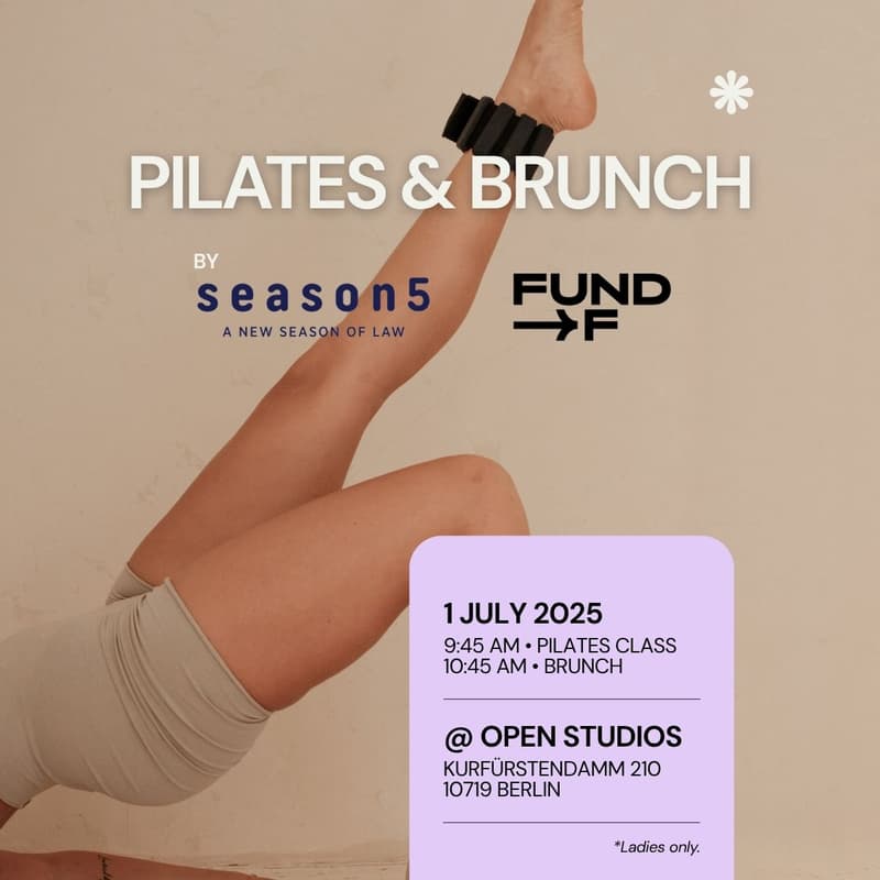Cover Image for Pilates & Brunch by Season5 x Fund F - Female Founders & Investors only