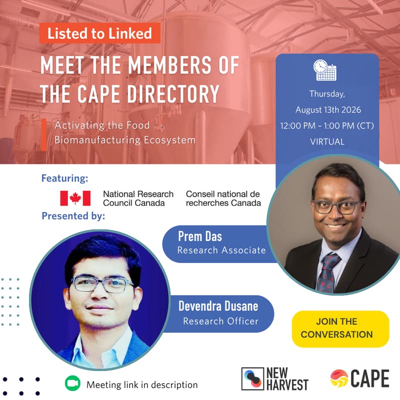 Cover Image for Listed to Linked - Meet the Members of the CAPE Directory: NRC - Aquatic and Crop Resource Development Research Centre (ACRD)