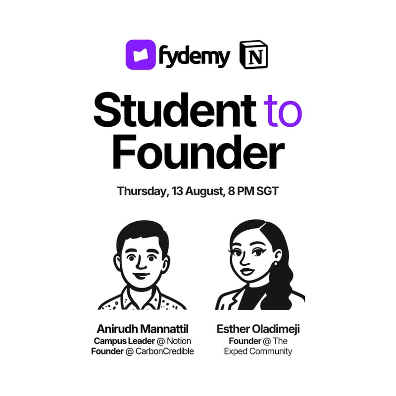 Cover Image for Student to Founder