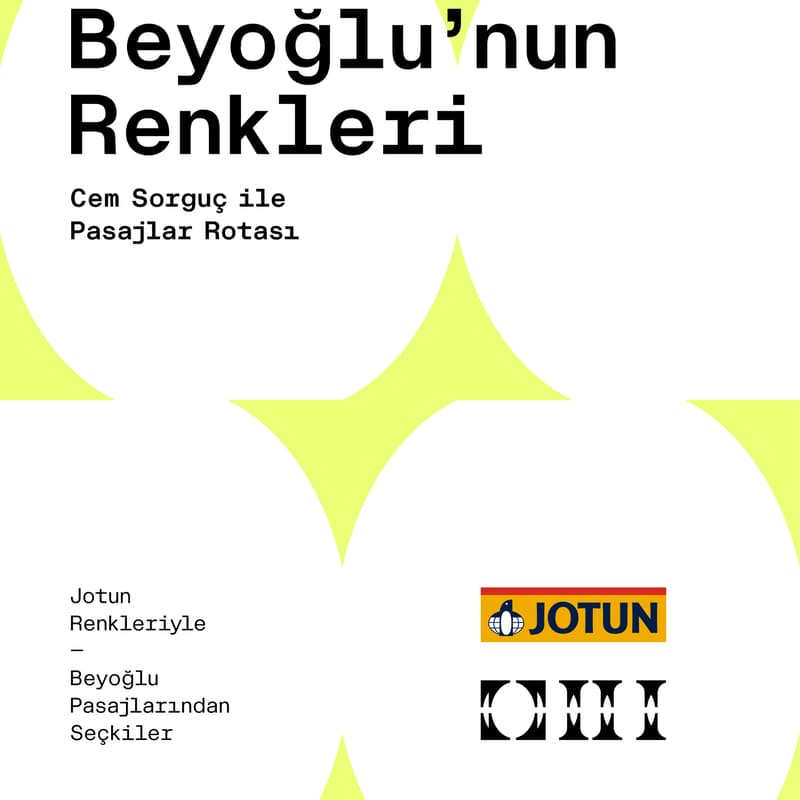 Cover Image for JOTUN Rotası: Cem Sorguç ile Beyoğlu Pasajları