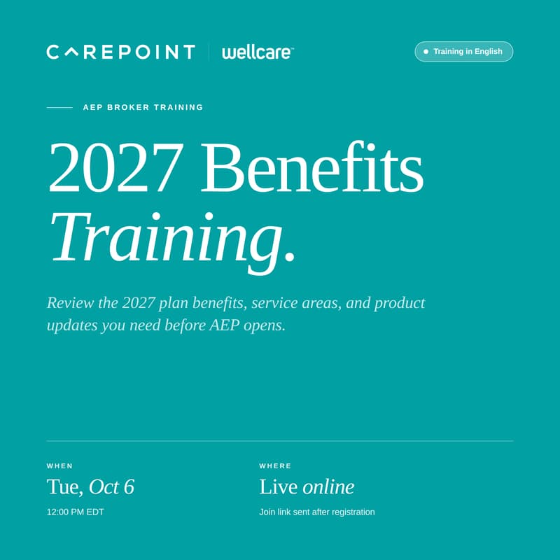 Cover Image for Wellcare · 2027 Benefits Training (English)