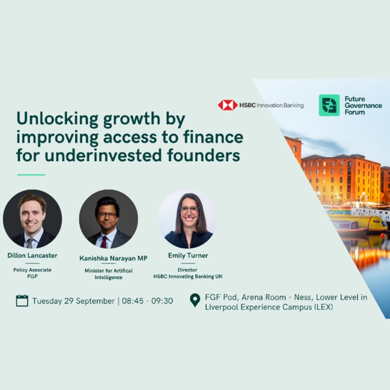 Cover Image for Unlocking growth by improving access to finance for underinvested founders