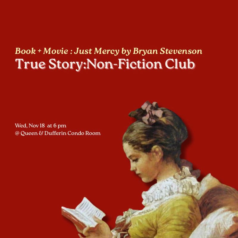 Cover Image for Non-Fic Club: Just Mercy by Bryan Stevenson (Book + Movie)