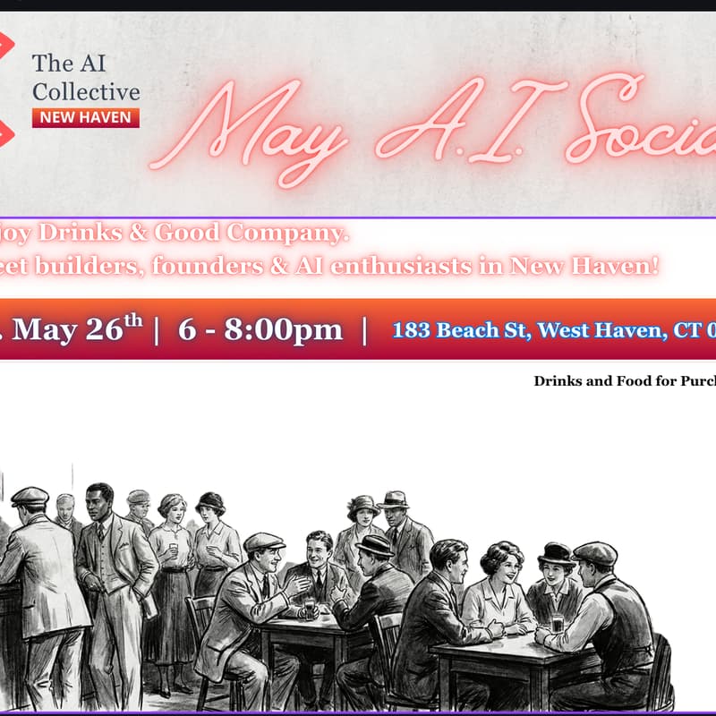 Cover Image for May AI Social (w/ The AI Collective)