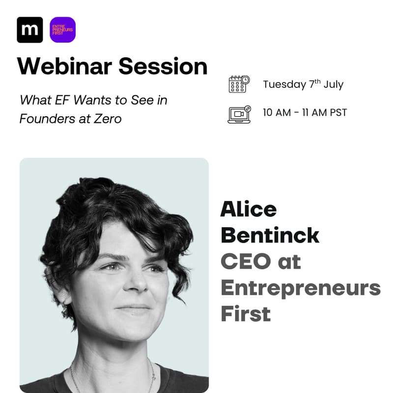 Cover Image for What EF Wants to See in Founders at Zero