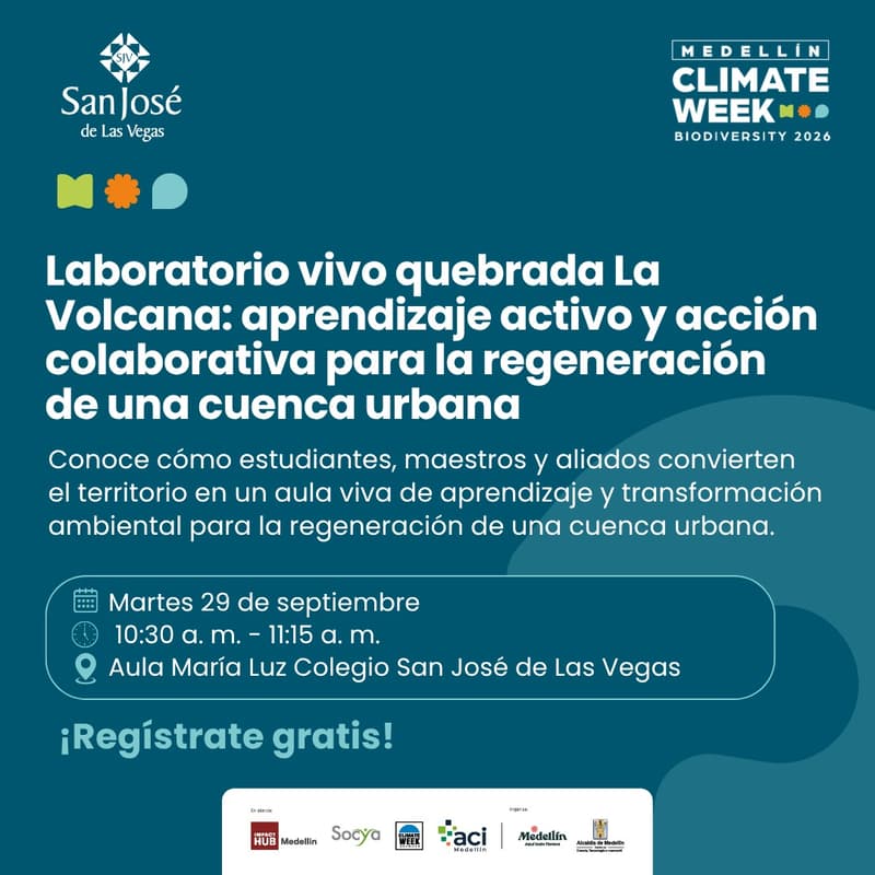 Cover Image for Laboratorio vivo quebrada La Volcana: aprendizaje activo y acción colaborativa para la regeneración de una cuenca urbana