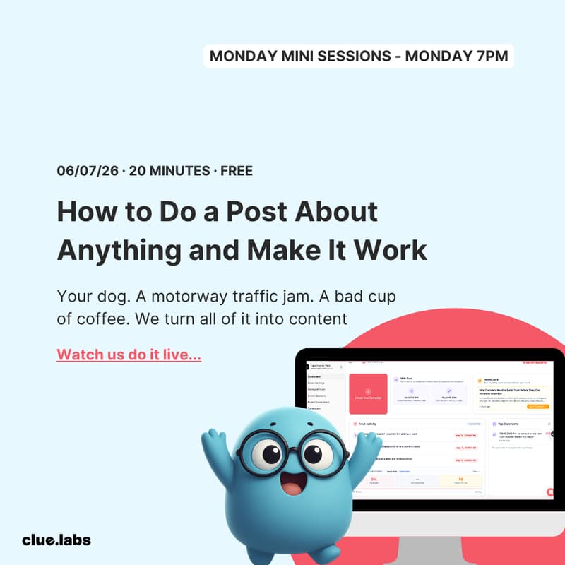 Cover Image for How To Do A Post About Anything And Make It Work