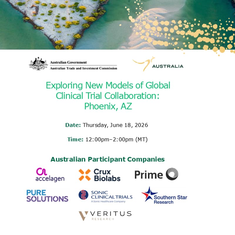 Cover Image for Australia: Exploring New Models of Global Clinical Trial Collaboration - Phoenix, AZ