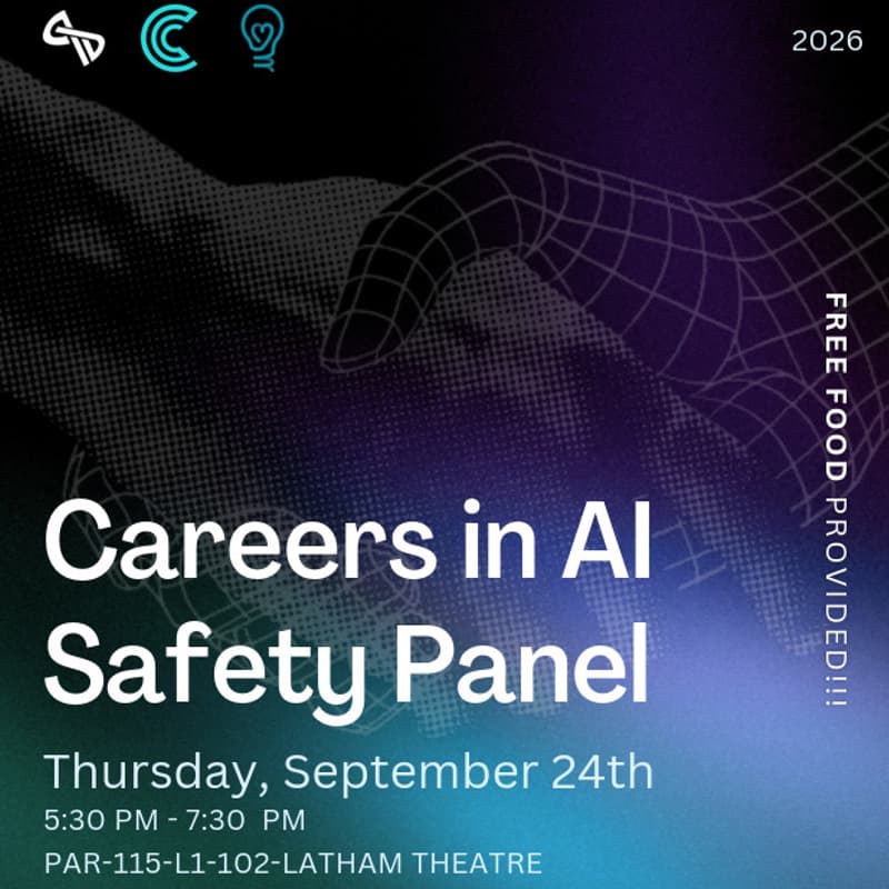 Cover Image for Careers in AI Safety Panel Talk (RAID x CISSA x EA)