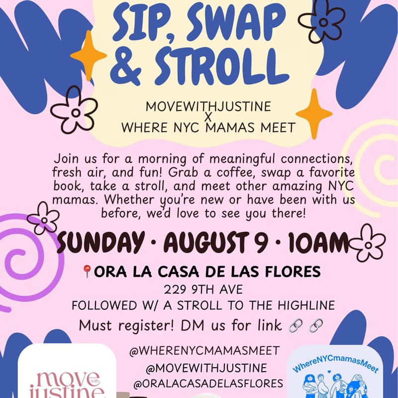 Cover Image for Sip, Swap And Stroll