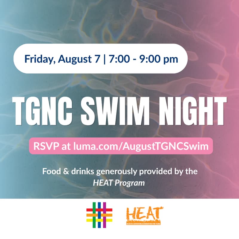 Cover Image for August TGNC Swim Night