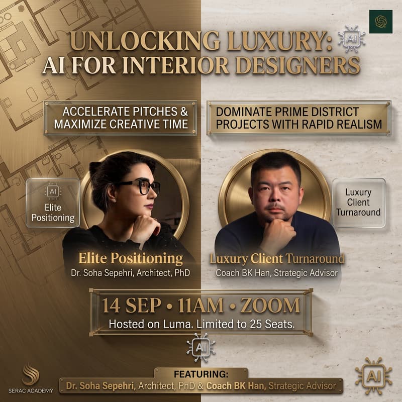 Cover Image for AI for Interior Designers: Unlocking Luxury & Rapid Realism