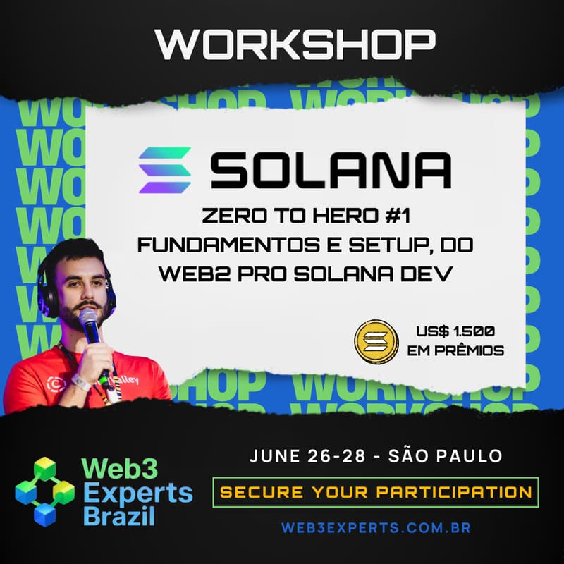 Cover Image for Solana Zero to Hero #1: Fundamentos e Setup, do Web2 pro Solana Dev