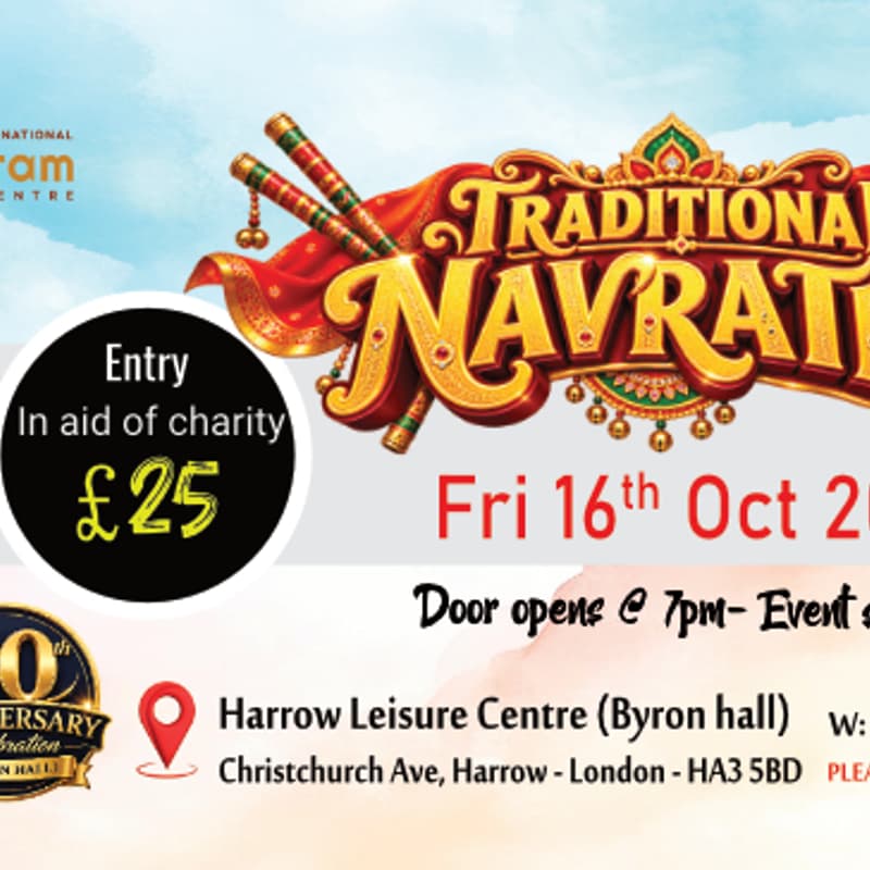 Cover Image for Day 7 - Friday - 16th Oct - Navratri Festival 2026