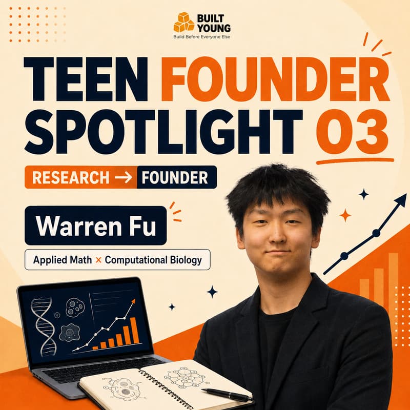 Cover Image for Teen Founder Spotlight 03: From Cancer Research to Building a Startup
