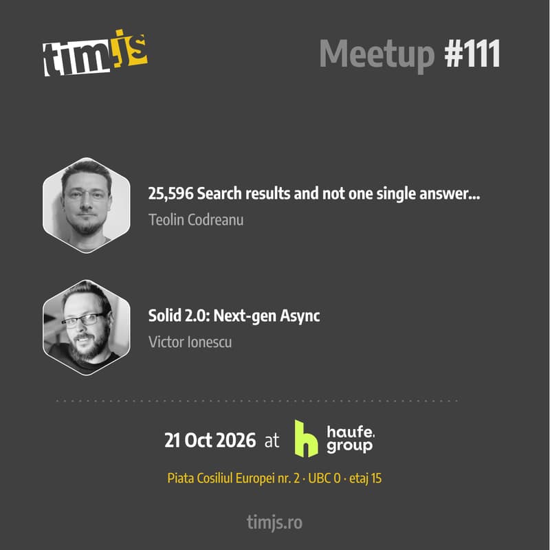 Cover Image for tim.js meetup #111