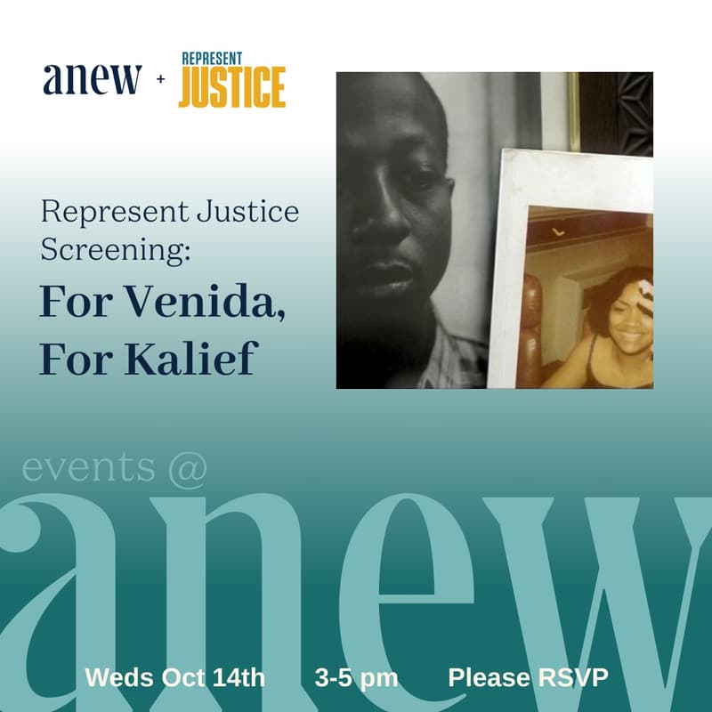 Cover Image for Represent Justice Screening: For Venida, For Kalief