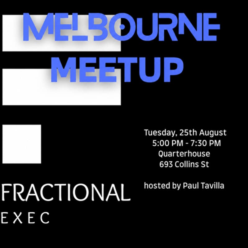Cover Image for Melbourne Fractional Exec Community Meetup