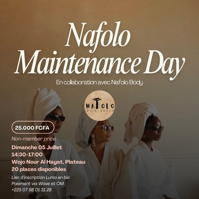 Cover Image for Nafolo Maintenance Day 🤎🧖🏾‍♀️