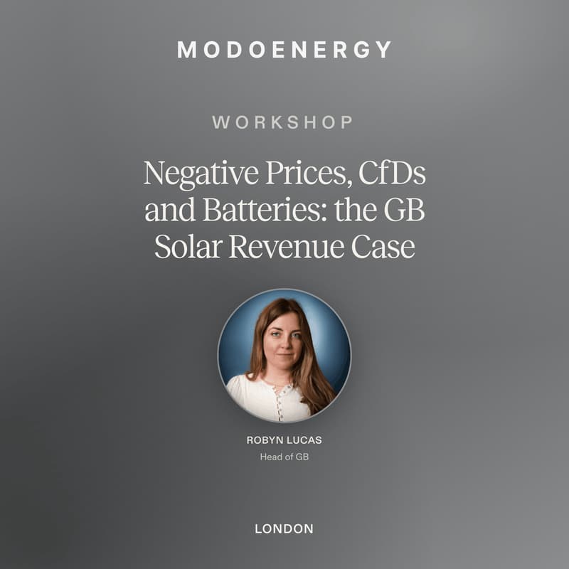 Cover Image for WORKSHOP: Negative prices, CfDs and batteries: the GB solar revenue case