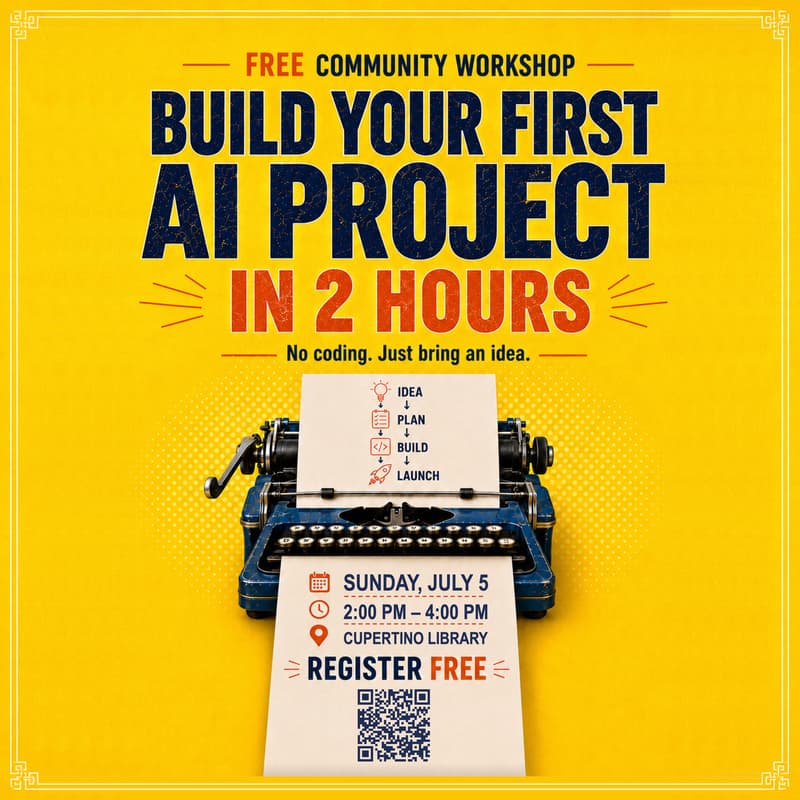 Cover Image for 🚀 Build Your First AI Project in 2 Hours: A Hands-On Workshop