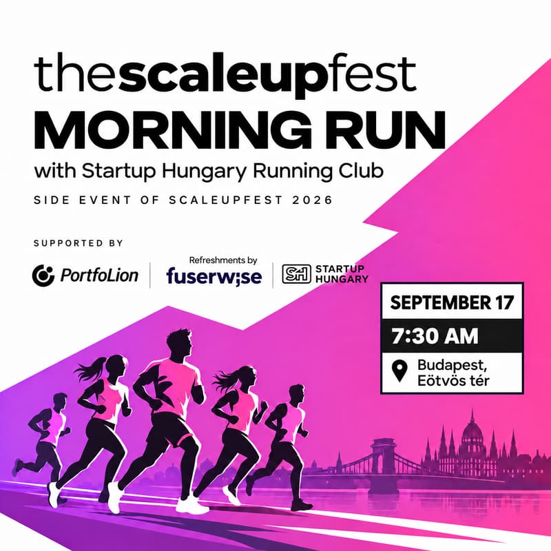Cover Image for The ScaleupFest Morning Run by Startup Hungary + Portfolion + Fuserwise