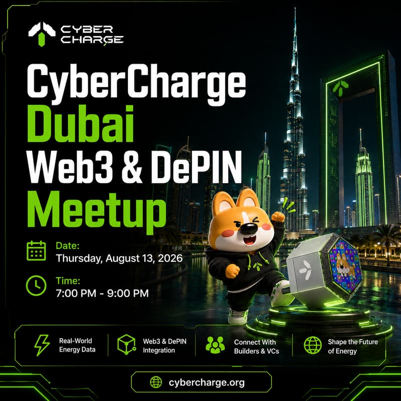 Cover Image for CyberCharge Dubai Web3 & DePIN Meetup