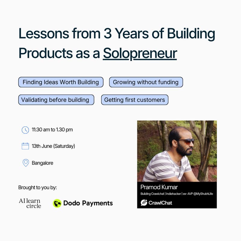 Cover Image for Lessons from 3 Years of Building Products as a Solopreneur