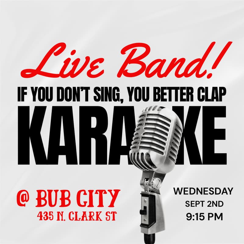 Cover Image for Live Band Karaoke
