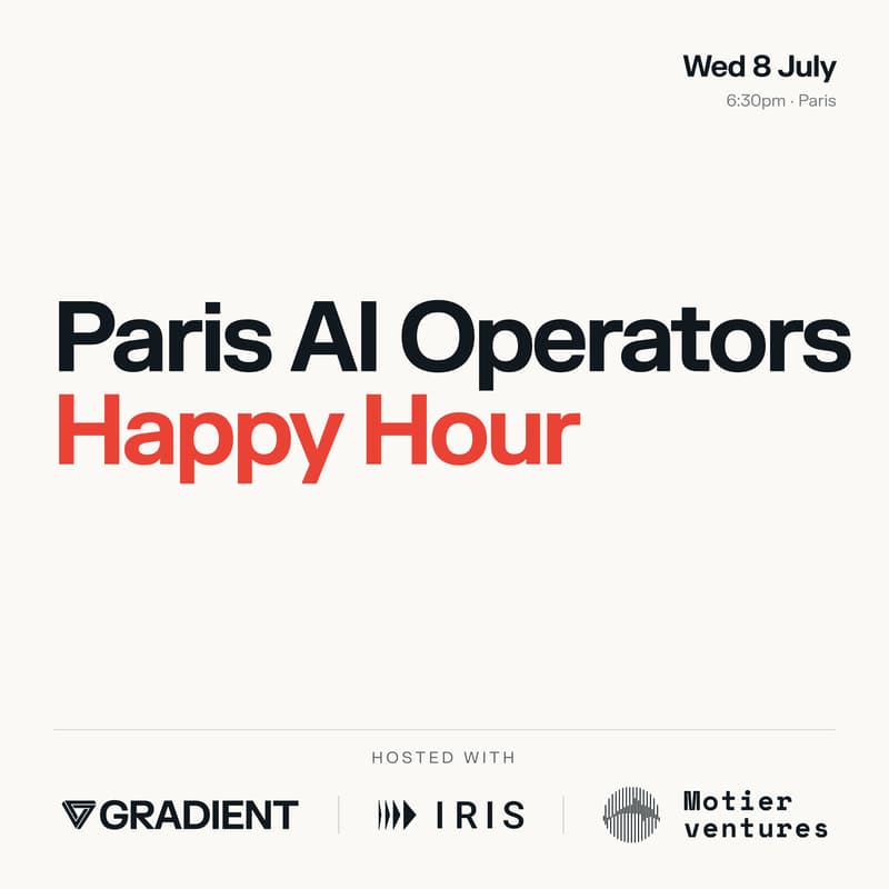 Cover Image for Paris AI Operators Happy Hour at RAISE