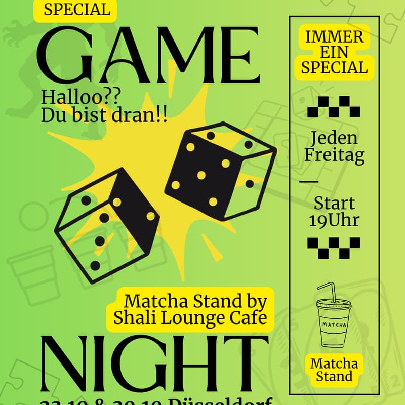 Cover Image for Matcha Special- Game Night