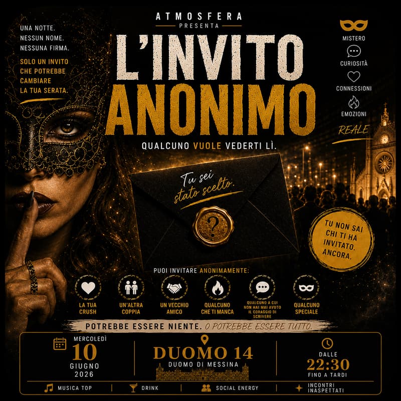 Cover Image for L'INVITO ANONIMO 🖤