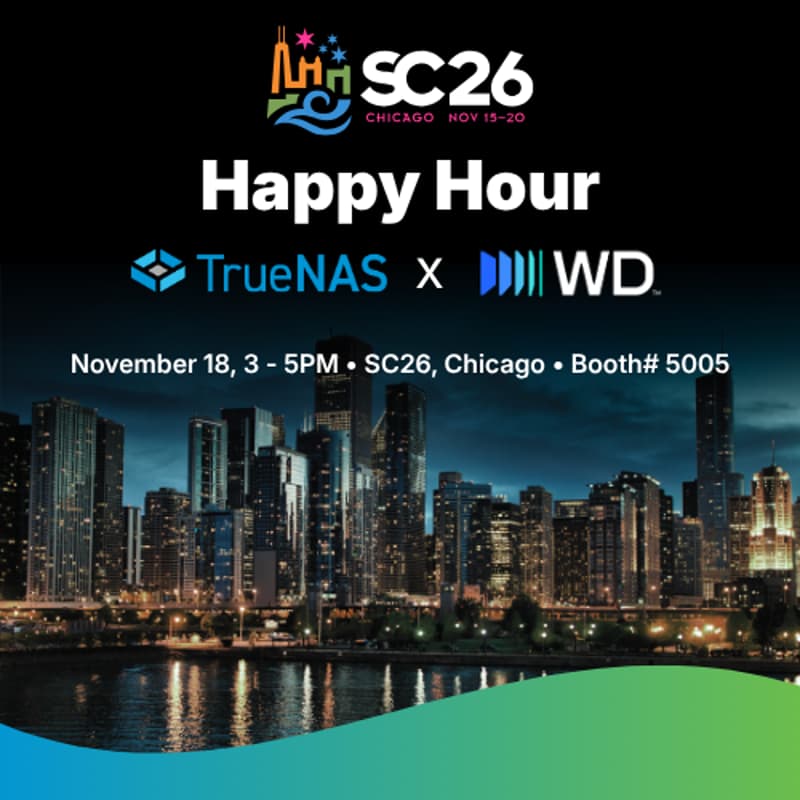 Cover Image for TrueNAS & WD Happy Hour
