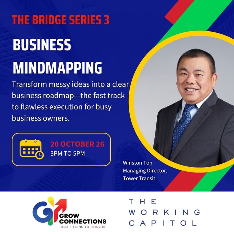 Cover Image for [The Bridge Series 3] - Business Mindmapping with Winston (MD, Tower Transit)