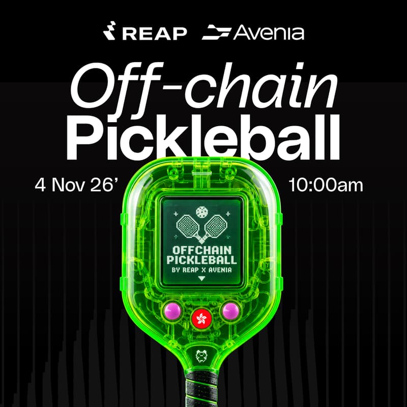 Cover Image for Off-chain Pickleball by Reap x Avenia: Hong Kong
