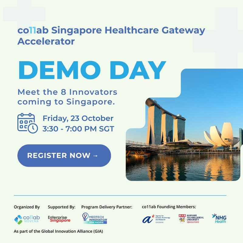 Cover Image for co11ab Singapore Healthcare Gateway Accelerator – Demo Day