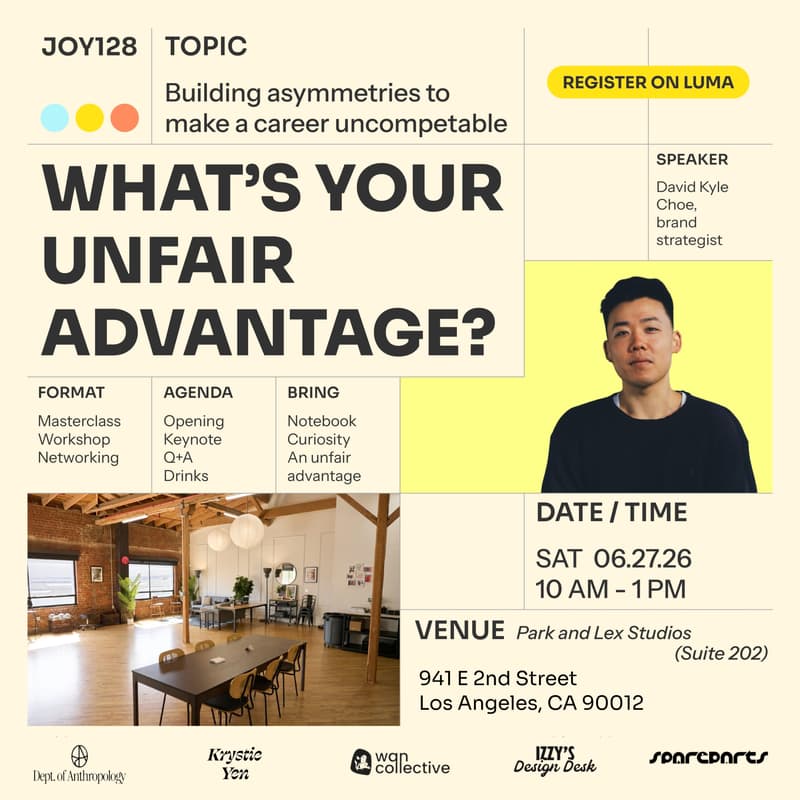 Cover Image for Unfair Advantage | LA Workshop