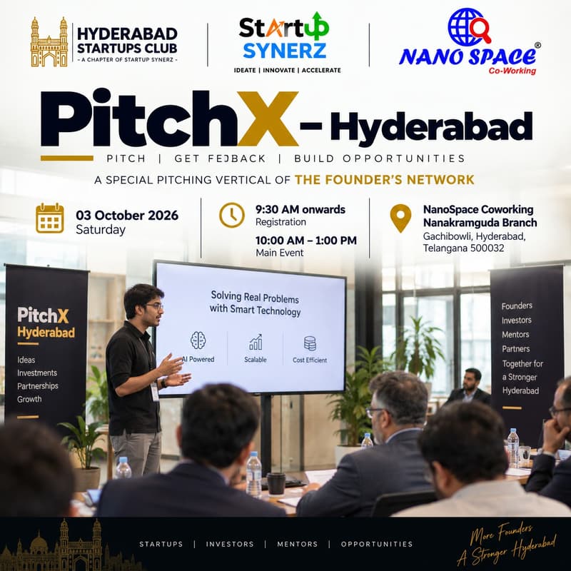 Cover Image for PitchX – Hyderabad
