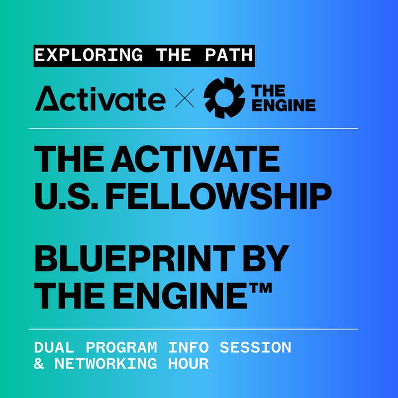 Cover Image for Exploring the Path Forward: Blueprint x Activate Info Session + Happy Hour