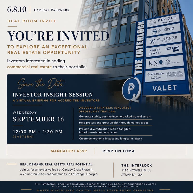 Cover Image for The Deal Room | Commercial Real Estate Edition