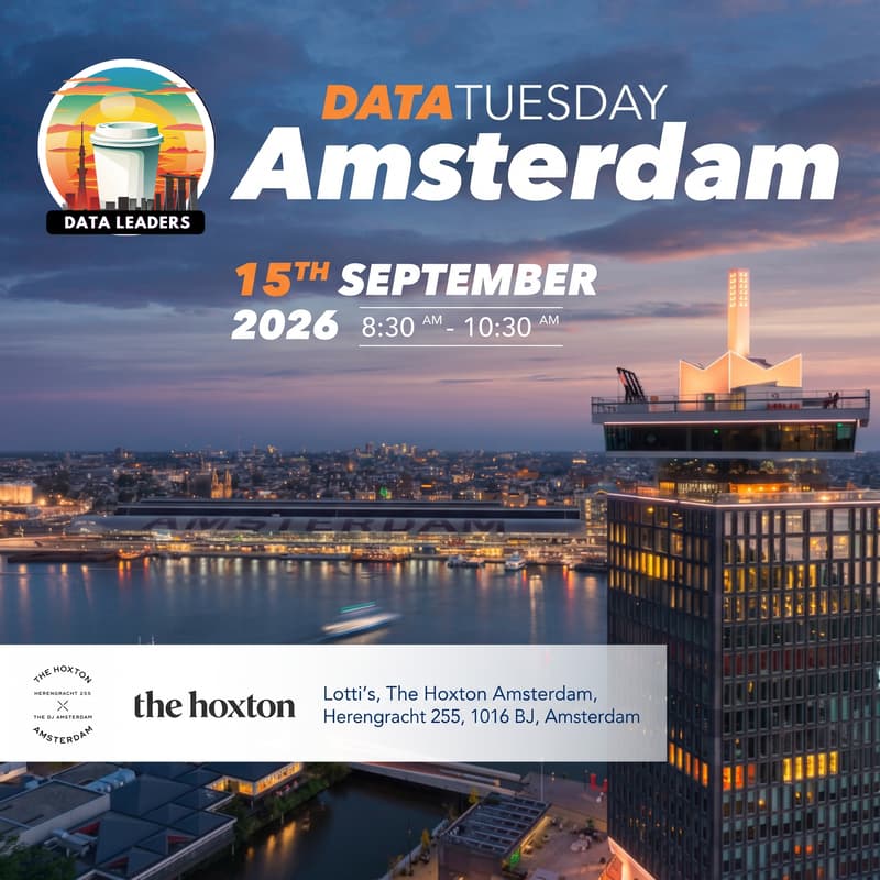 Cover Image for Data Leaders Amsterdam #3 - Tech × Research × Industry (Data Tuesday Tokyo & Singapore collab)