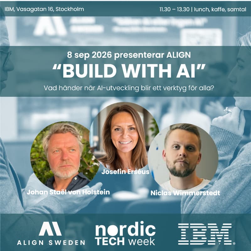 Cover Image for Align Open – Build with AI: Vad händer när AI-utveckling blir ett verktyg för alla?