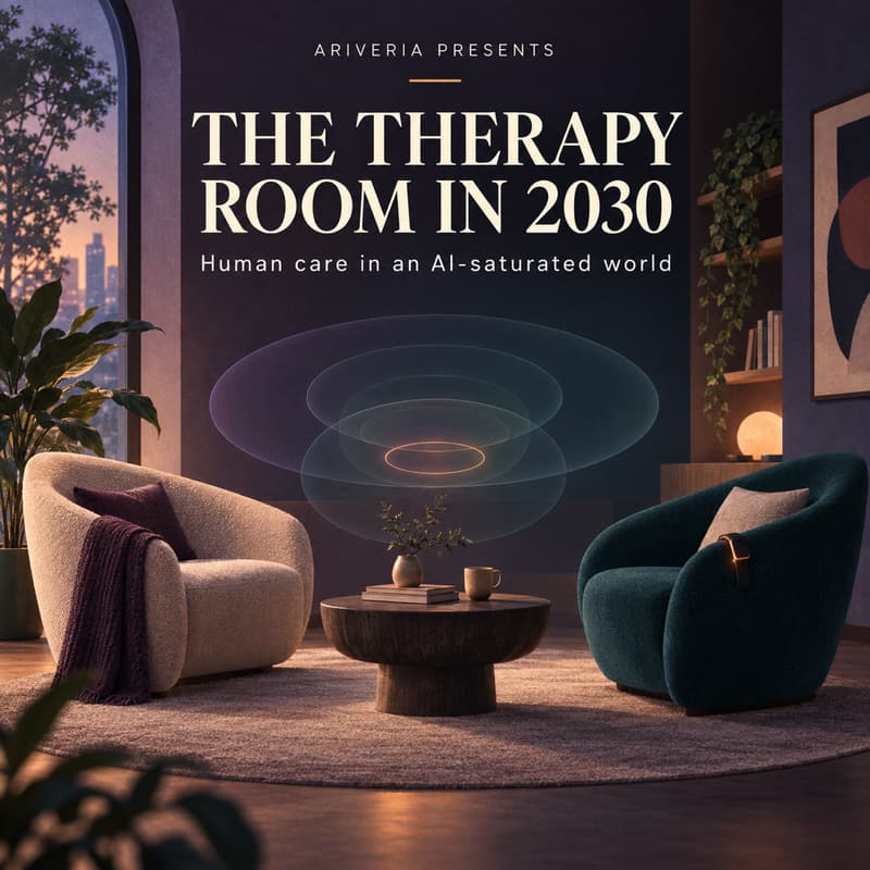 Cover Image for The Therapy Room in 2030: AI, Human Roles and the Future of Mental Health Care