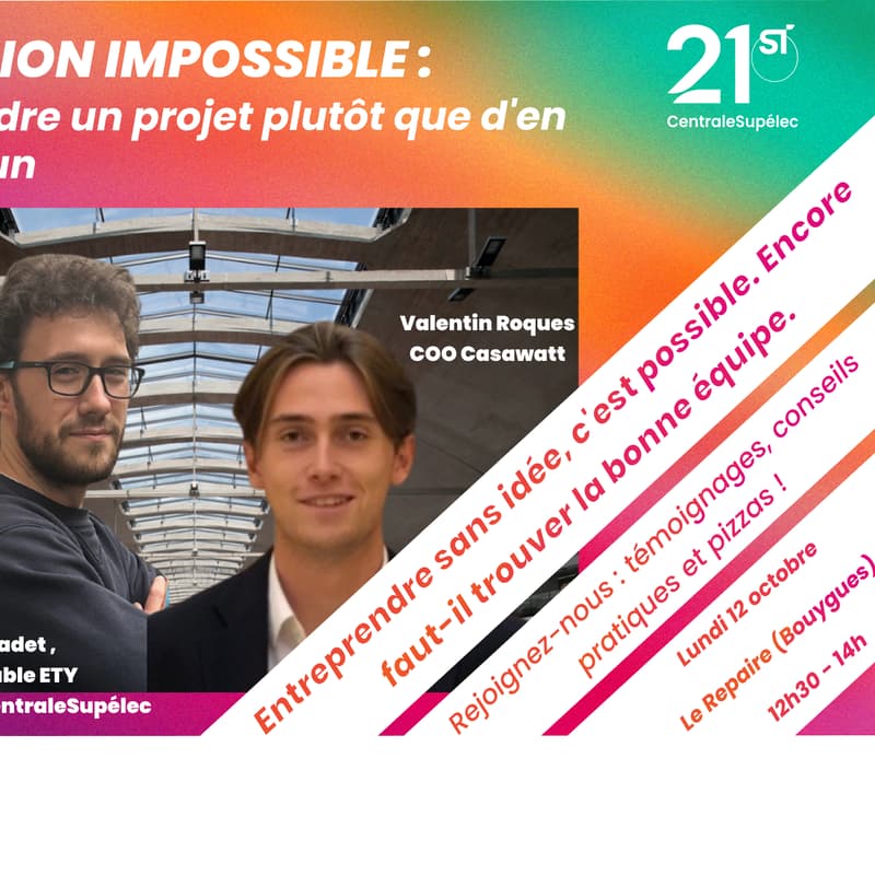 Cover Image for Rejoindre un projet entrepreneurial plutôt que d'en créer un. Mission impossible ?