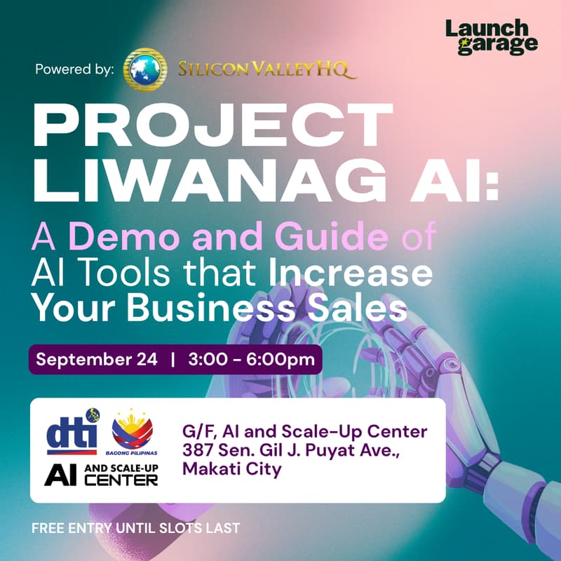 Cover Image for PROJECT LINAWAG AI: A Demo and Guide of AI Tools that Increase Your Business Sales