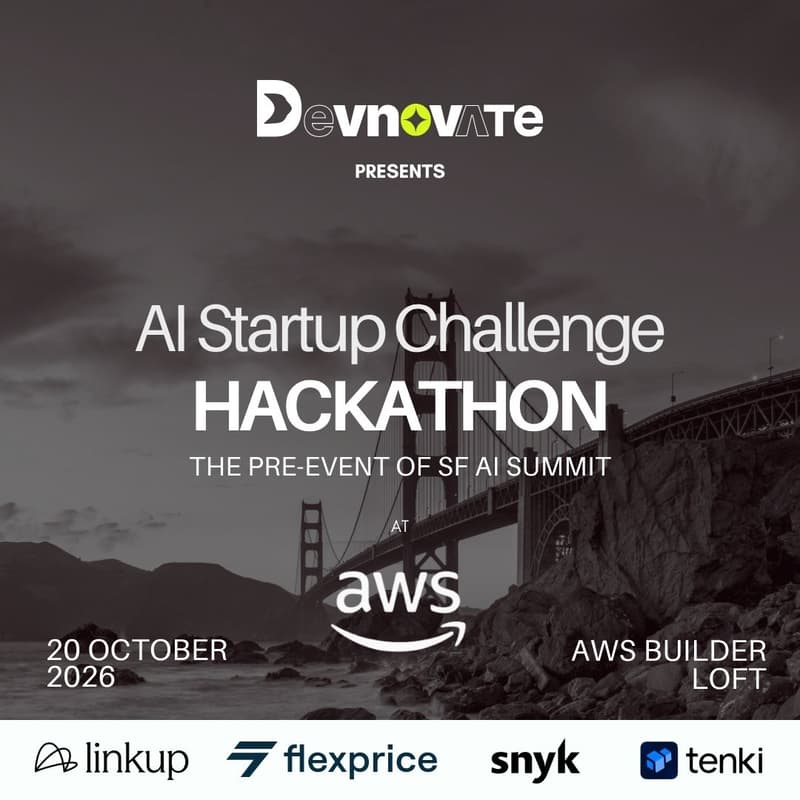 Cover Image for AI Startup Challenge Hackathon: The Pre-Event of SF AI Summit