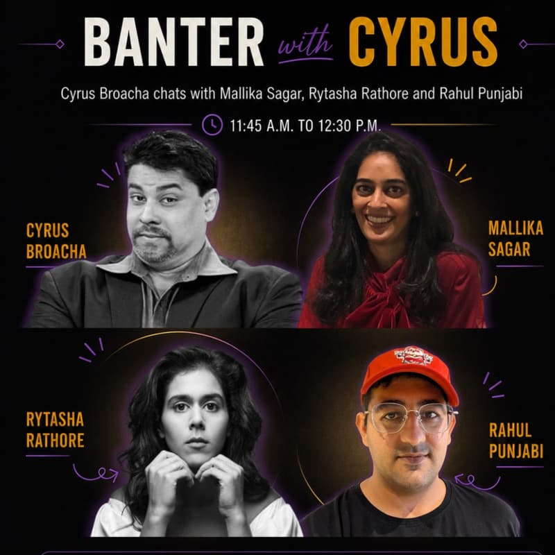 Cover Image for Banter with Cyrus: Mallika Sagar, Rytasha Rathore & Rahul Punjabi chat with Cyrus Broacha | Cathedral Alumni Business Showcase 2026
