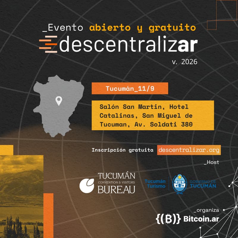 Cover Image for 🧡🚀 DescentralizAR 2026 | Día 3 | Tucumán