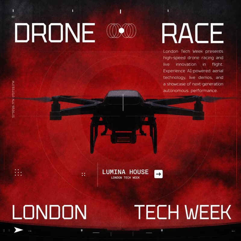 Cover Image for London Tech Week Afterparty - Drone Race hosted by Lumina House